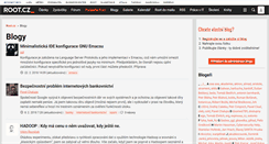 Desktop Screenshot of blog.root.cz